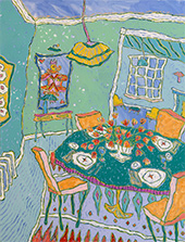 Eden Flora painting in Botanica at Anne Irwin Fine Art in Atlanta Georgia April 2 to April 27 2026