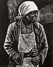 Elizabeth Catlett print in The Art of Elizabeth Catlett at Briggs Museum of American Art in Dover Delaware February 12 to June 22 2026