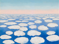 Georgia O'Keeffe painting on view at Georgia O'Keeffe Museum in Santa Fe New Mexico May and June2026