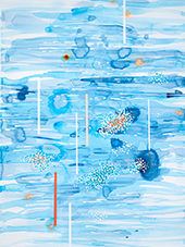 Heather Patterson painting in Float at Andrea Schwartz Gallery in San Francisco California May 6 to June 11 2026