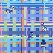 Jennifer Bain painting in Evening Calls at Skidmore Contemporary Art in Laguna Beach California April 2 to May 4 2026