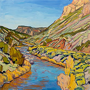 Jivan Lee painting in Infinite Landscape at William Havu Gallery in Denver Colorado March 6 to May 9 2026