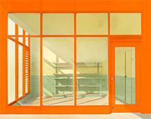 Leigh Merrill painting in exhibition Window and Wind at Liliana Bloch Gallery in Dallas Texas April 15 to July 7 2026