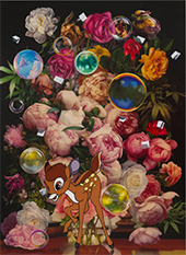 Marc Dennis painting in Love Letter at Anat Ebgi gallery in Los Angeles April 18 to May 23 2026