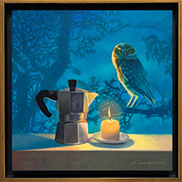 Sharon Cosgrove painting in Luminous at Lark and Key gallery in Charlotte North Carolina April 1 to May 31 2026