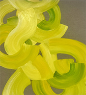 Sydney Yeager painting in Beneath the Surface at Laura Rathe Fine Art in Houston Texas April 30 to May 31 2026