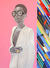 Tommy Mitchell painting in And the beat goes on 20 years 26 artists at Walter Maciel Gallery in Los Angeles March 21 to May 15 2026