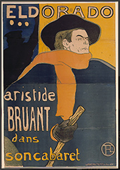 Toulouse-Lautrec artwork in Cafés and Cabarets the Spectacular Art of Toulouse-Lautrec at The San Diego Museum of Art in San Diego California April 4 to September 20 2026