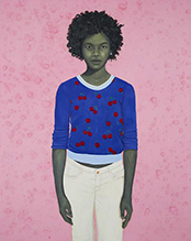 Amy Sherald painting in Everything Now All At Once at Nasher Museum in Durham North Carolina through November 1 2026