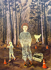 Anne Siems painting in (You Are) Seen & Heard at Patricia Rovzar Gallery in Seattle Washington July 2 to 25 2026