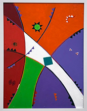 Frank Schwaiger painting in Alchemy A Brush With The Universal at Bruno David Gallery in St Louis Missouri September 4 to October 31 2026