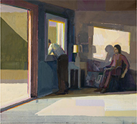 Hiroshi Sato painting in Screens at Harris Harvey Gallery in Seattle Washington June 4 to 27 2026