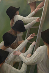 Holly Lowen painting in Colosseum at Perrotin New York in NYC June 10 to July 31 2026