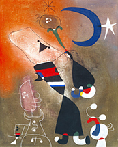 Joan Miró painting in Sistah Griot The Iconoclastic Art of Barbara Bullock at Frist Art Museum in Nashville Tennessee May 22 to August30 2026