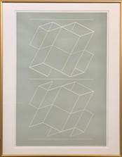 Josef Albers painting in Black Mountain College: Avant-Garde Art from the Experimental School 1933-1957 at Gallery C in Raleigh North Carolina May 16 to July 31 2026