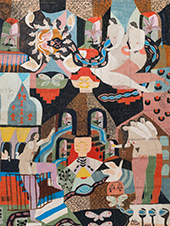 Lauren dela Roche painting in Great Rivers Biennial 2026 at Contemporary Art Museum St. Louis in St Louis Missouri September 10 to February 7 2027