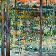 Madeline Peckenpaugh painting in Rare Earth at Night Gallery in Los Angeles June 6 to August 15 2026