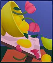 Mary Benson painting ain Holding On, Lettine Go at Anne Irwin Fine Art in Atlanta Georgia August 7 to September 4 2026