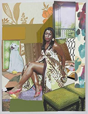 Mickalene Thomas print in Positive Fragmentation From the Collection of Jordan D. Schnitzer and His Family Foundation at Long Beach Museum of Art in Long Beach California June 26 to September 27 2026