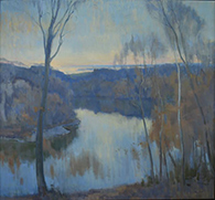 Peggy Root painting in Into the Wild at Blue Spiral 1 Fine Art in Asheville North Carolina May 1 to June 24 2026