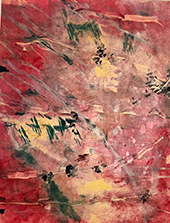 Roni Sherman Ramos monotype in Crossings at Atlantic Gallery in Chelsea New York June 2 to 20 2026