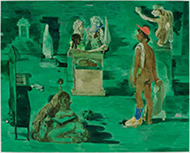 Salman Toor painting in Subvert, Repair, Reclaim: Contemporary Artists Take Back the Nude at Museum of Fine Arts in Boston Massachusetts April 4 to August 2 2026