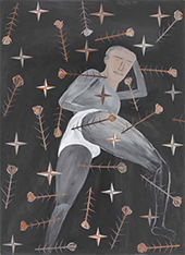 Ulises Beisso painting in (Hidden) in Plain Sight at the Institute for Studies on Latin American Art in Tribeca New York May 16 - August 29 2026