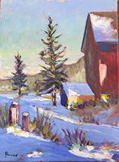 Chuck Bauer painting in Recent Works at Carnelian Art Gallery in Madison Wisconsin October 2 to 31 2026