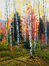Douglas Aagard painting available at Manitou Galleries in Santa Fe New Mexico October 2026