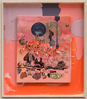 Elliott Hundley painting in Book of Sand at Regen Projects in Los Angeles California September 16 to October 24 2026
