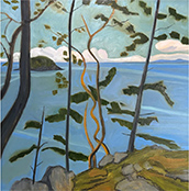 Hart James painting in Edges of Unmaking available at Harris Harvey Gallery in Seattle Washington October 1 to 31 2026