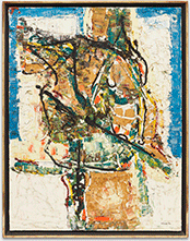 Jean Paul Riopelle painting on exhibition at Acquavella Galleries in Palm Beach Florida September 2026