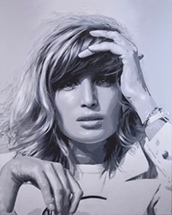 John Francis Gallagher painting in Lights Camera Action at The White Room Gallery East Hampton New York September 2 to October 12 2026