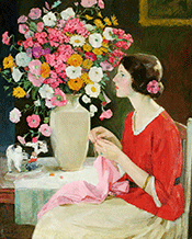 Karl Albert Buehr painting available from Guarisco Gallery in Washington DC September 2026
