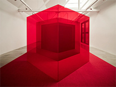 Larry Bell artwork in Improvisations at SITE Santa Fe in Santa Fe New Mexico October 16 to January 11 2027