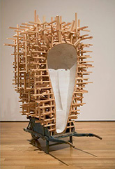 Martin Puryear sculpture in Nexus at the High Museum of Art in Atlanta Georgia September 25 to January 17 2027