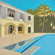 Mei Shibata painting in Aguanta! at Dama Gallery in Los Angeles California August 8 to October 24 2026