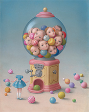 Nicoletta Ceccoli painting in featured exhibition at Corey Helford Gallery in Los Angeles October 30 to December 5 2026