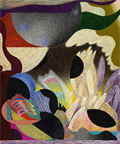 Rachel Collier painting in Drawings for the New Psychic World at Hawthorn Contemporary in Milwaukee Wisconsin September 19 to November 21 2026