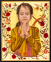 Robin Jones painting in Wild Love at Blue Rain Gallery in Santa Fe New Mexico October 30 to November 13 2026