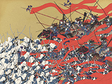 Takeda Hideo artwork in Takeda Hideo's Genpei: Defying Authority at Princeton University Art Museum in Princeton New Jersey August 30 to January 3 2027